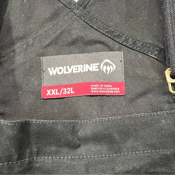 Wolverine Black Sawmill Insulated Bib XXL - Picture 4 of 6